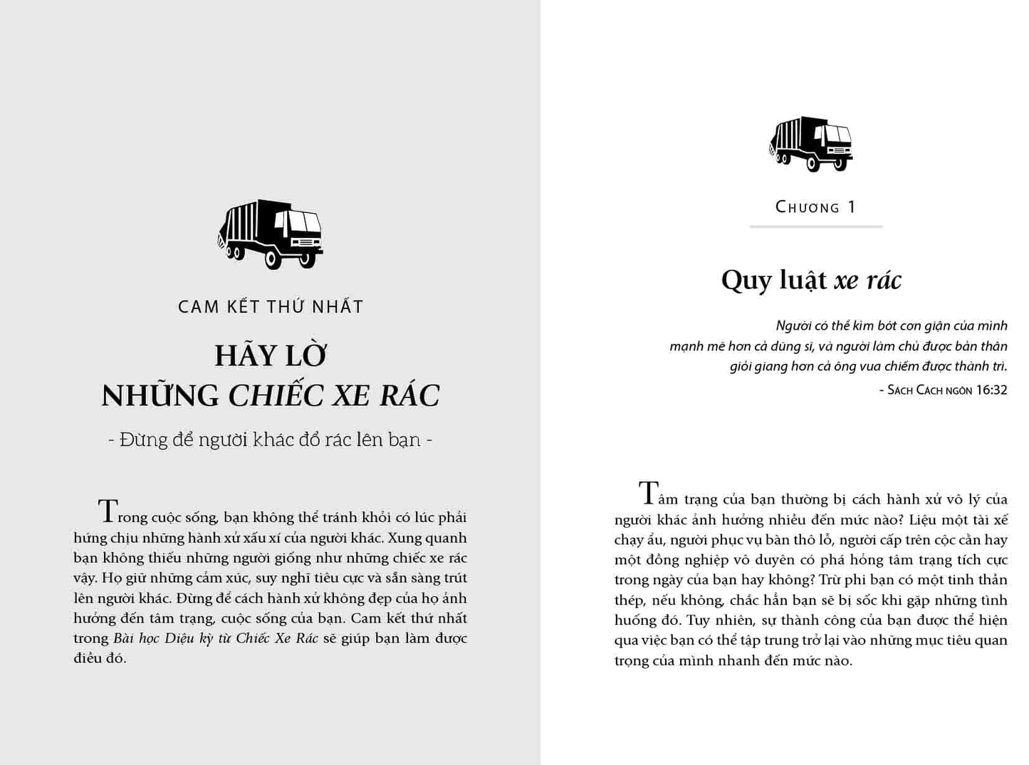 Bài Học Diệu Kỳ Từ Chiếc Xe Rác - Quyển Sách Nhỏ Mang Triết Lý Sống Lớn