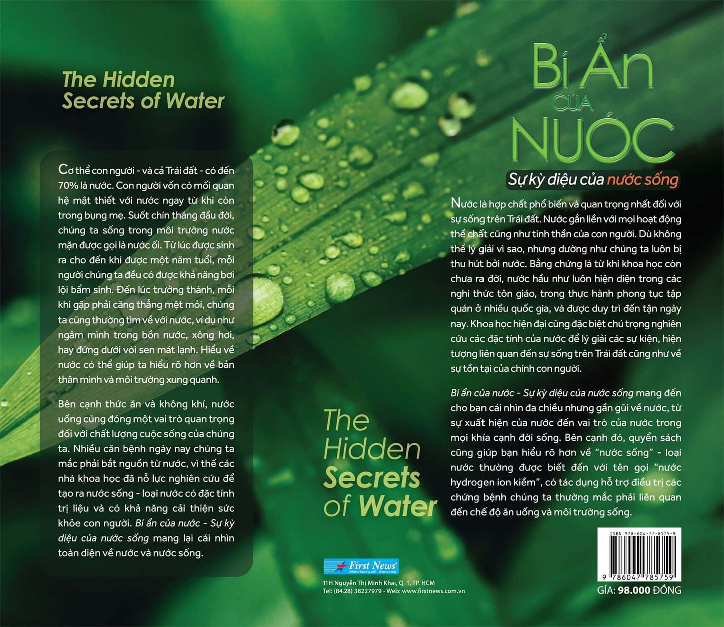 Hãy để Bí Ẩn Của Nước - Sự Kỳ Diệu Của Nước Sống giúp bạn khám phá sức mạnh kỳ diệu của yếu tố quan trọng nhất trong cuộc sống!