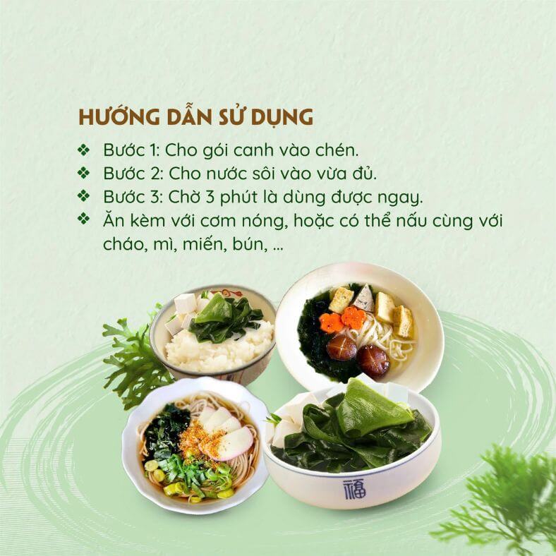 Canh Dưỡng Sinh Rong Biển Giàu Chất Dinh Dưỡng Là món ăn rất giàu dưỡng chất, tốt cho hệ tiêu hóa, giàu chất dinh dưỡng, ít calo, cải thiện sức khỏe tim mạch.