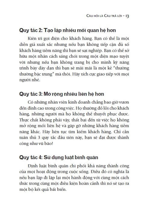Câu Hỏi Là Câu Trả Lời – Nghệ Thuật Bán Hàng Và Thuyết Phục Khách Hàng