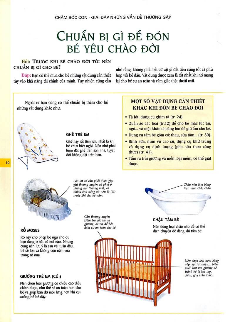 Chăm Sóc Con Giải Đáp Những Vấn Đề Thường Gặp là cẩm nang hữu ích dành của cha mẹ, giải quyết những vấn đề thực tế trong quá trình chăm sóc nuôi dưỡng trẻ nhỏ