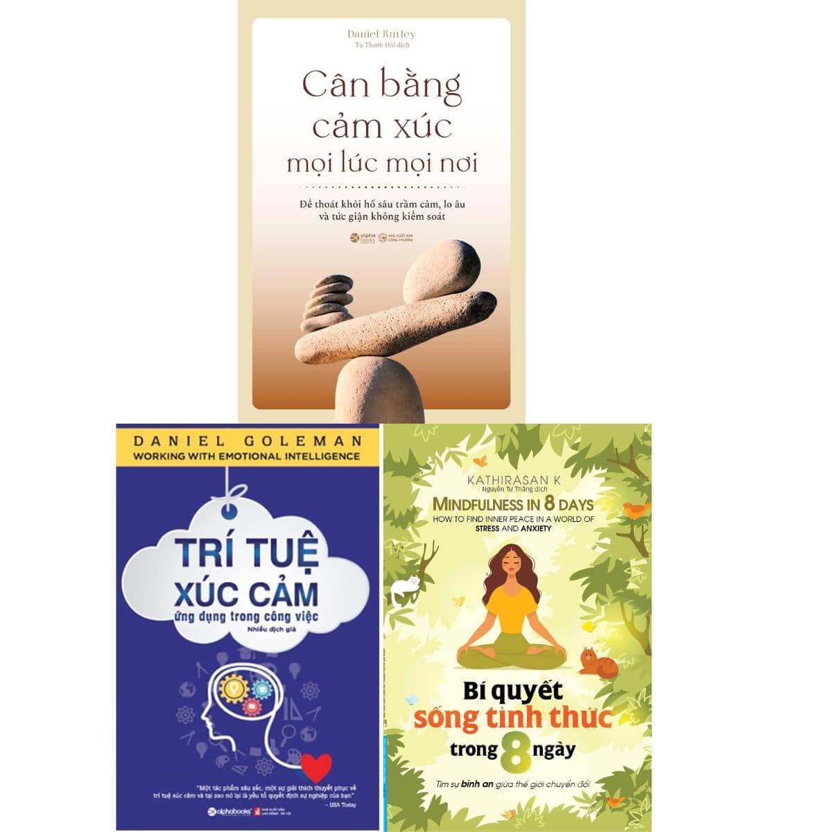 Combo Sách Tỉnh Thức Tự Do Cảm Xúc