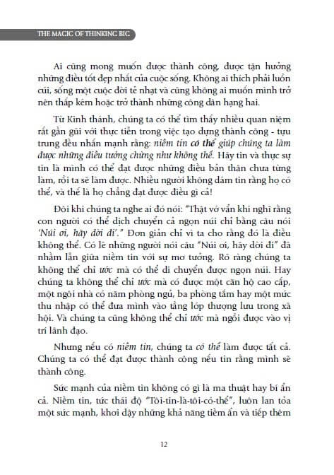 Dám Nghĩ Lớn – Khơi Dậy Tiềm Năng Vô Hạn Trong Bạn