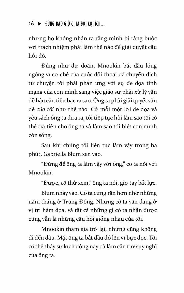 Đừng Bao Giờ Chia Đôi Lợi Ích Trong Mọi Cuộc Đàm Phán – Nghệ Thuật Đàm Phán Đỉnh Cao Từ Chuyên Gia FBI