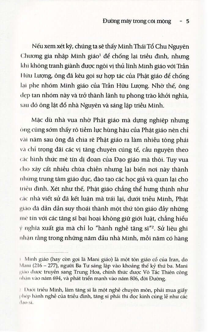 Sách Đường Mây Trong Cõi Mộng