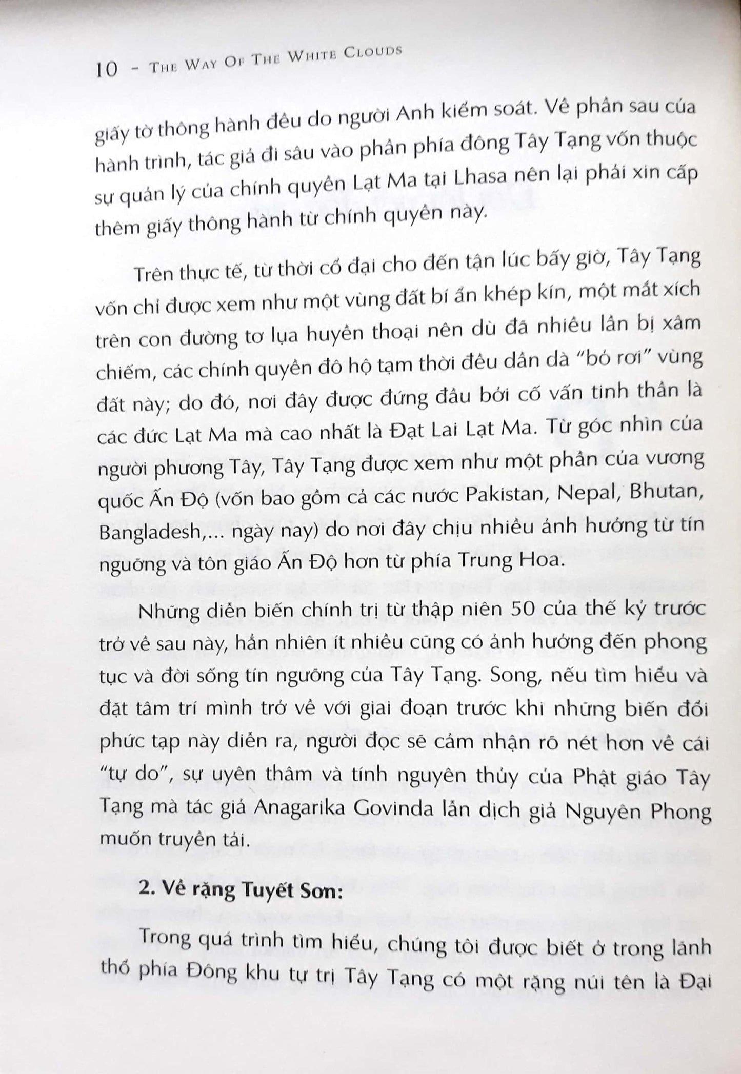 Sách Đường Mây Qua Xứ Tuyết