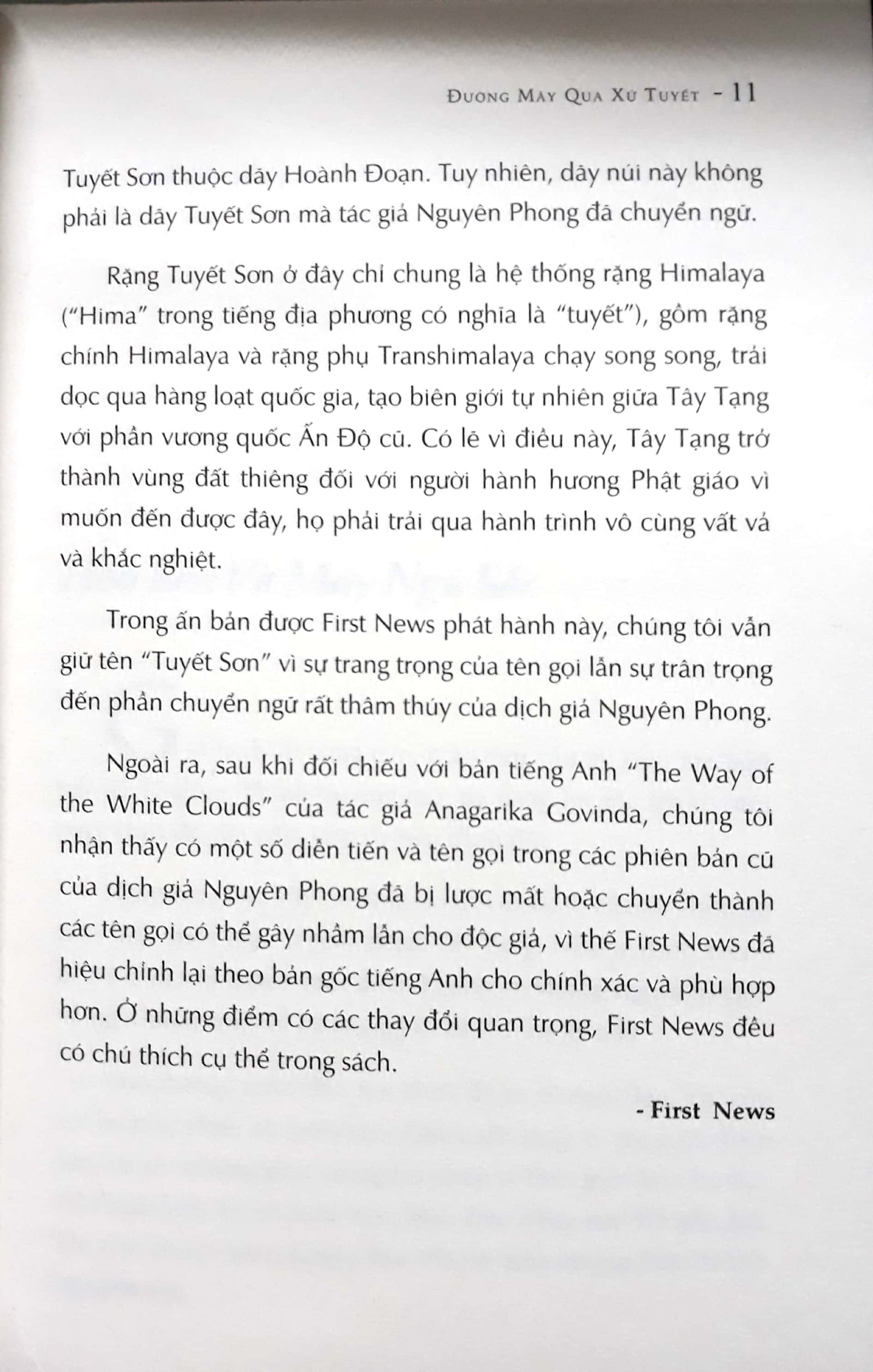 Sách Đường Mây Qua Xứ Tuyết