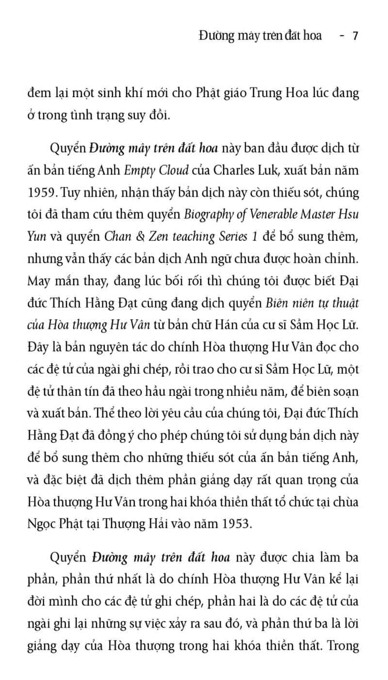 Sách Đường Mây Trên Đất Hoa