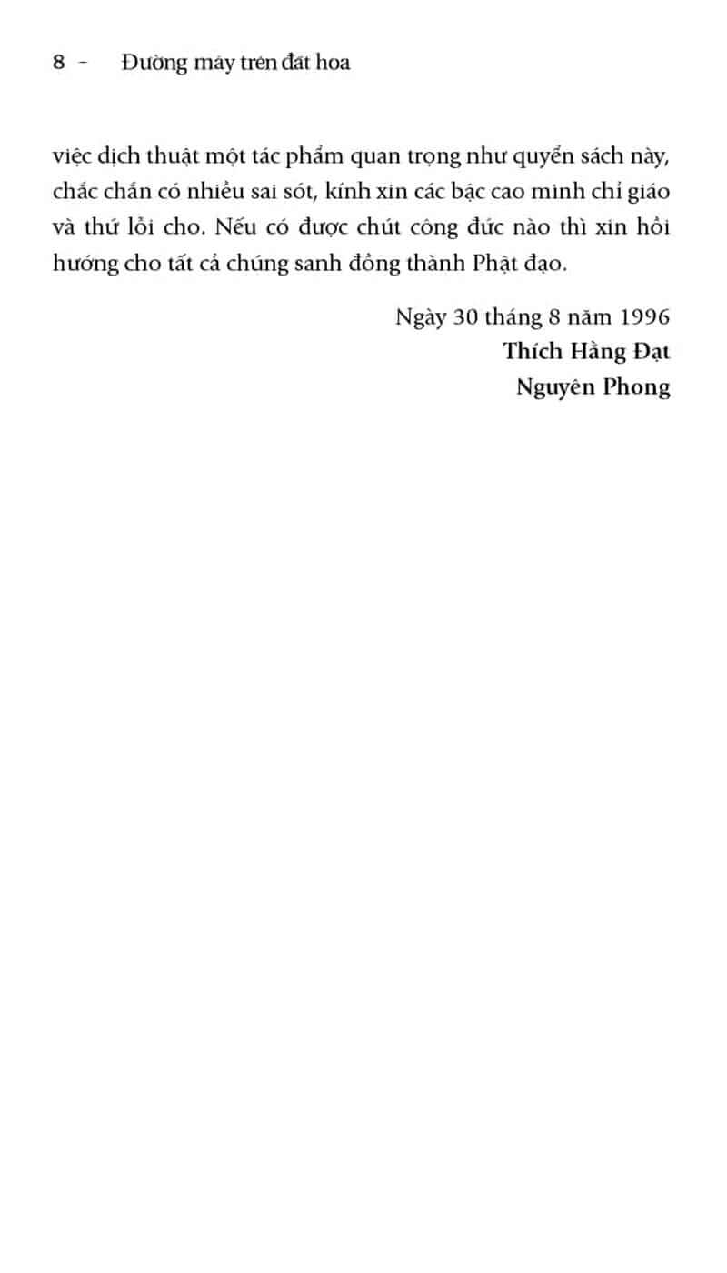 Sách Đường Mây Trên Đất Hoa