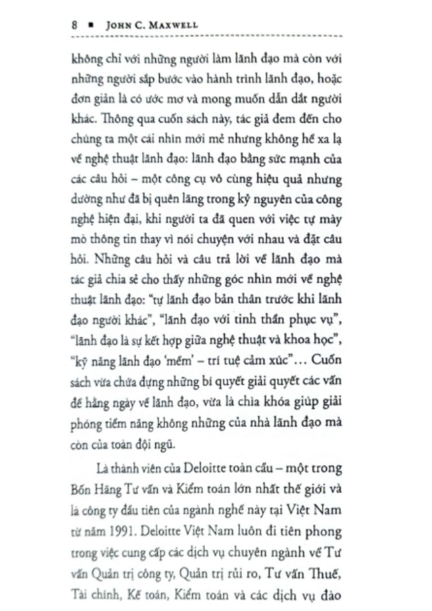 Lãnh Đạo Giỏi Hỏi Câu Hỏi Hay