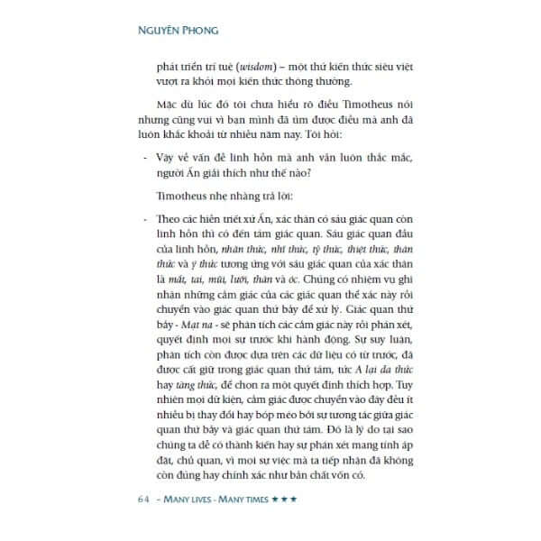 Muôn Kiếp Nhân Sinh - Many Times, Many Lives - Tập 3 là một tác phẩm đối với những ai đang tìm kiếm sự thấu hiểu sâu sắc hơn về bản chất con người và vũ trụ