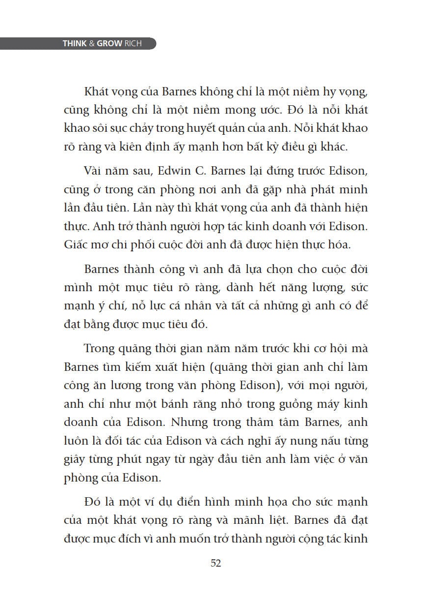 Nghĩ Giàu Và Làm Giàu - Cuốn Sách Thay Đổi Tư Duy Thành Công