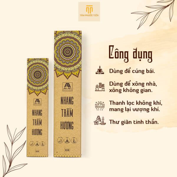 Nhang Bách Thảo - Nhang hương thuốc bắc - Mùi hương thiền đình, tịnh tâm, thư giãn
