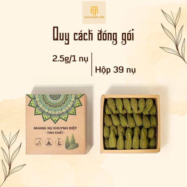 Nhang Nụ Tinh Khiết Khuynh Diệp được đảm bảo không ngâm tẩm hóa chất, không chất tạo hương, không phẩm màu để mang lại sản phẩm nhang nụ tinh khiết, đảm bảo an toàn cho sức khỏe, đem đến trải nghiệm tốt nhất cho người dùng.