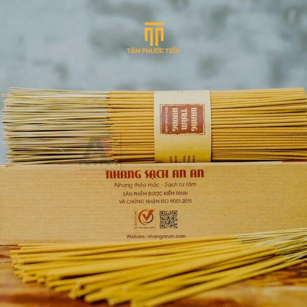 Nhang cân Trầm Hương Cao Cấp - Nhang từ bột trầm hương 100% tự nhiên, nguyên chất, mùi hương nồng nàn sâu lắng