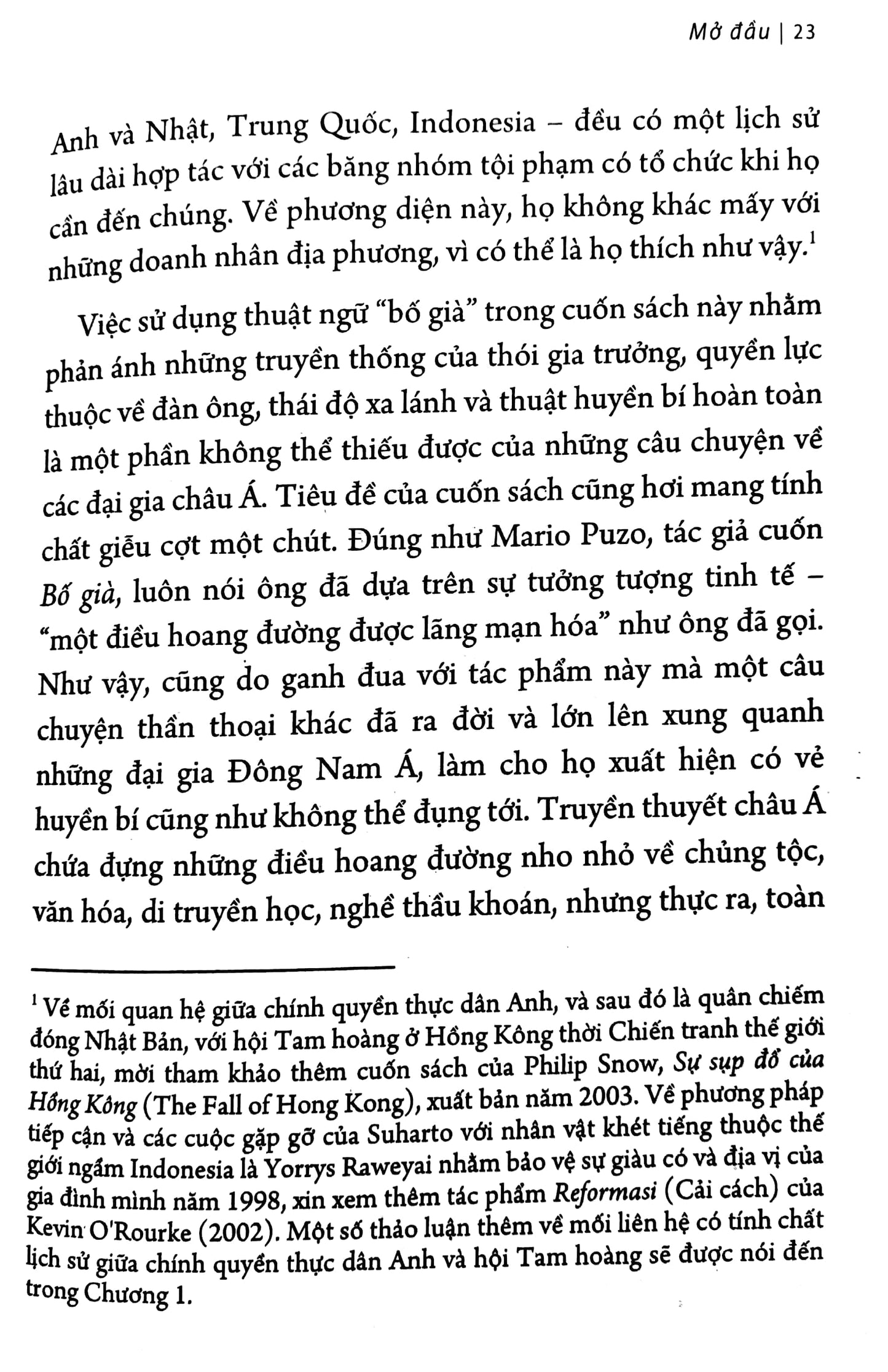 Những Bố Già Châu Á – Tiền Bạc Và Quyền Lực Ở Hồng Kông Và Đông Nam Á
