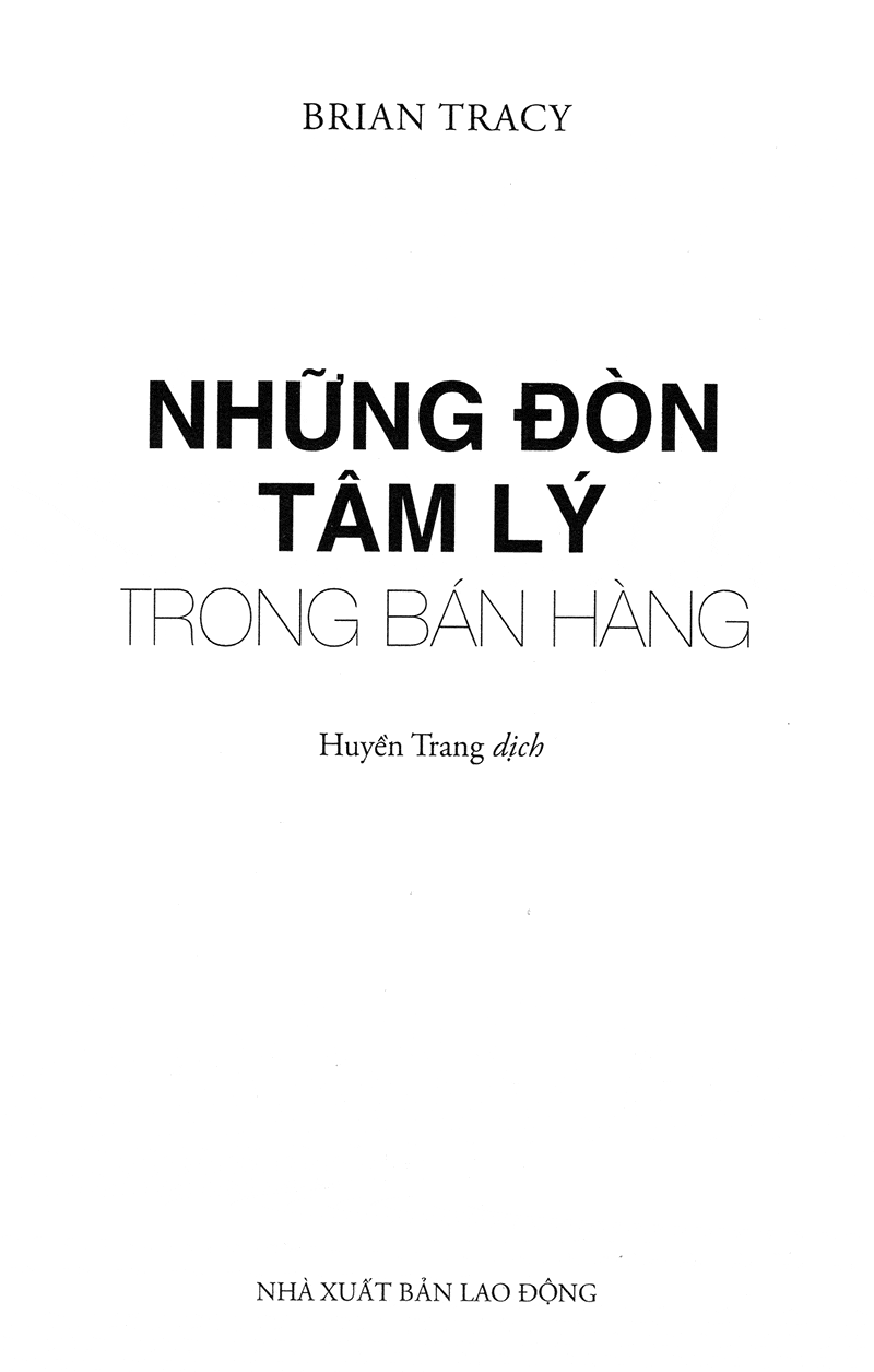 Những Đòn Tâm Lý Trong Bán Hàng – Nghệ Thuật Thấu Hiểu Khách Hàng Và Bứt Phá Doanh Số