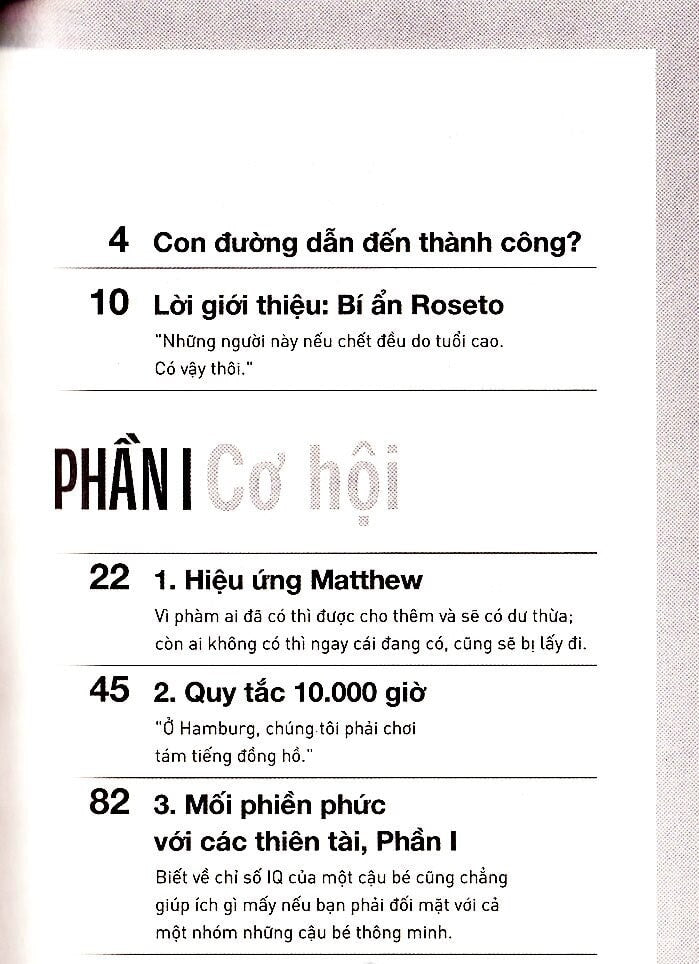 Những Kẻ Xuất Chúng – Cái Nhìn Mới Lạ Về Nguồn Gốc Của Thành Công