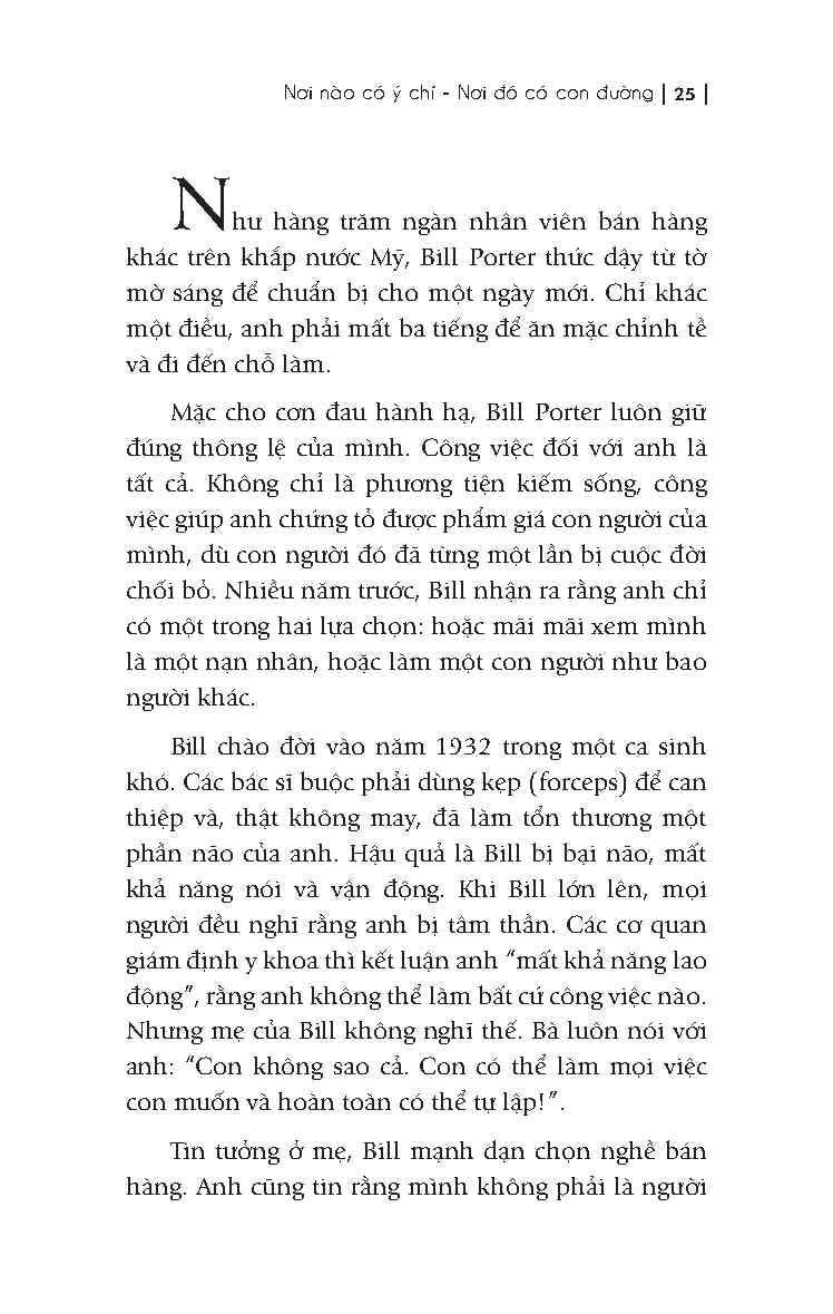 Nơi Nào Có Ý Chí Nơi Đó Có Con Đường