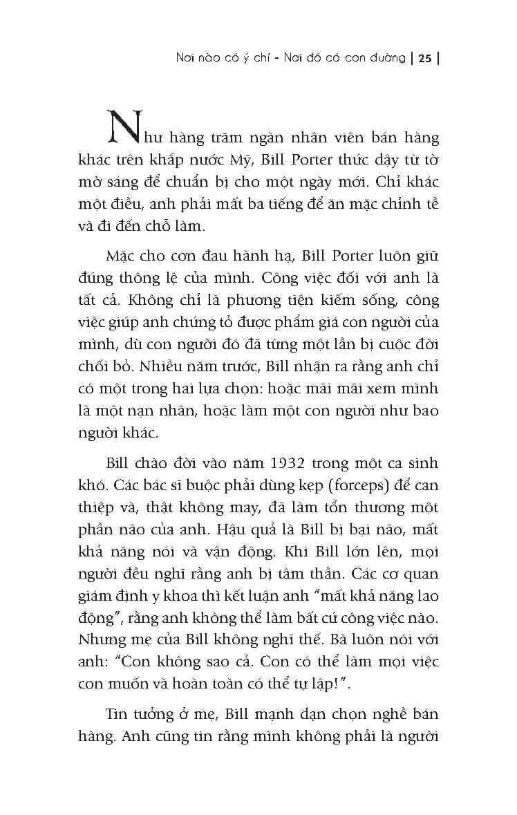 Nơi Nào Có Ý Chí Nơi Đó Có Con Đường
