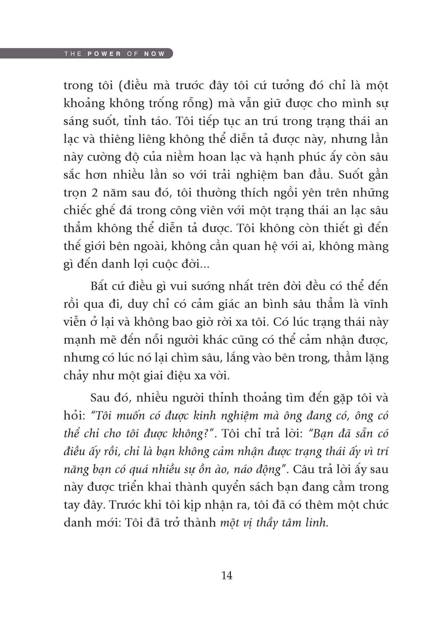 Sức Mạnh Của Hiện Tại - Quyển Sách Hay Nhất Về Thức Tỉnh