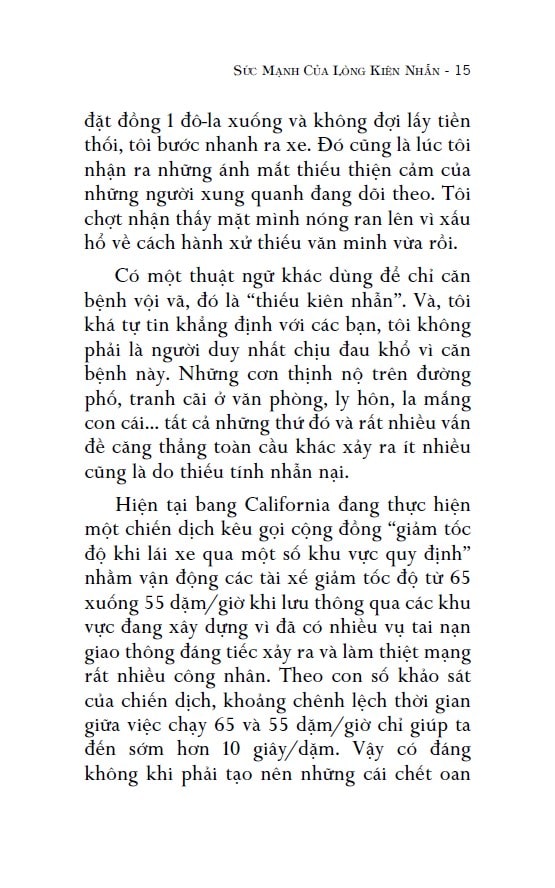 Sức Mạnh Lòng Kiên Nhẫn – Học Nghệ Thuật Bình Tĩnh Giữa Dòng Đời Vội Vã