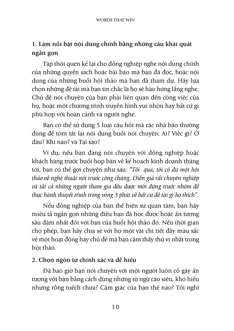 Sức Mạnh Của Ngôn Từ - Giao Tiếp Là Chìa Khóa Đầu Tiên