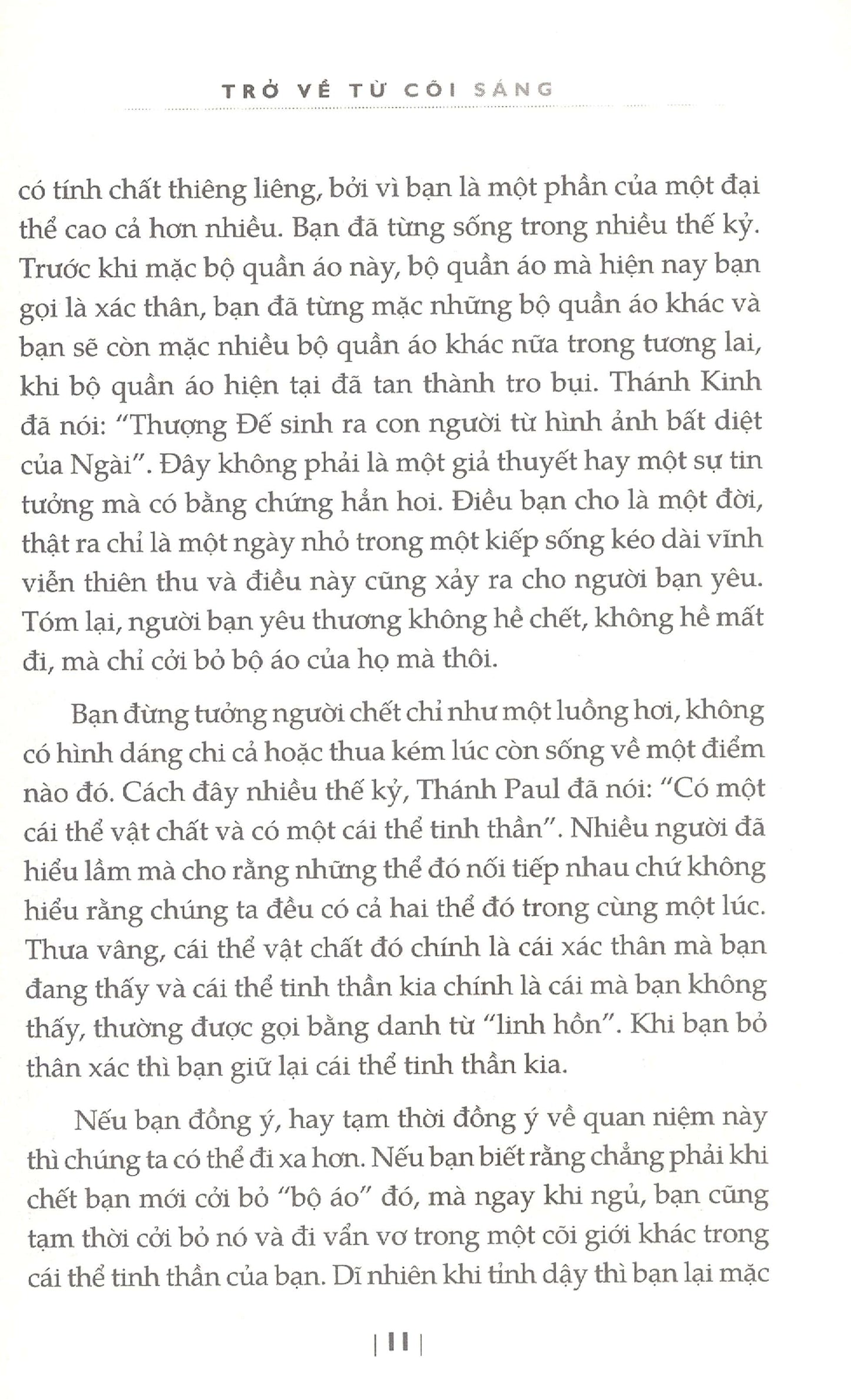 Sách Trở Về Từ Cõi Sáng