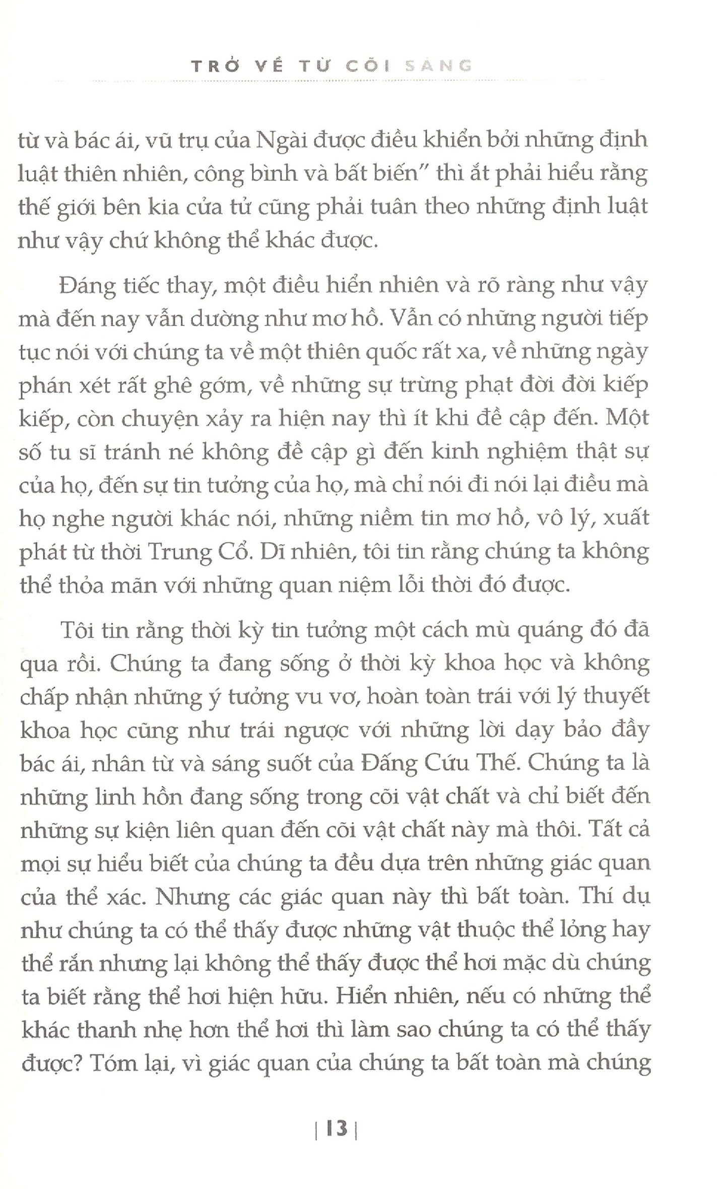 Sách Trở Về Từ Cõi Sáng