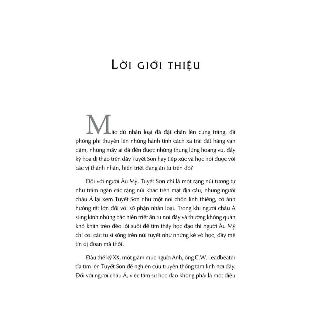 Sách Trở Về Từ Xứ Tuyết