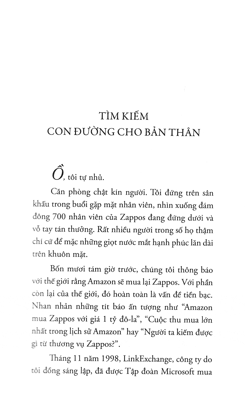 Tỷ Phú Bán Giày – Hành Trình Gắn Hạnh Phúc Với Thành Công