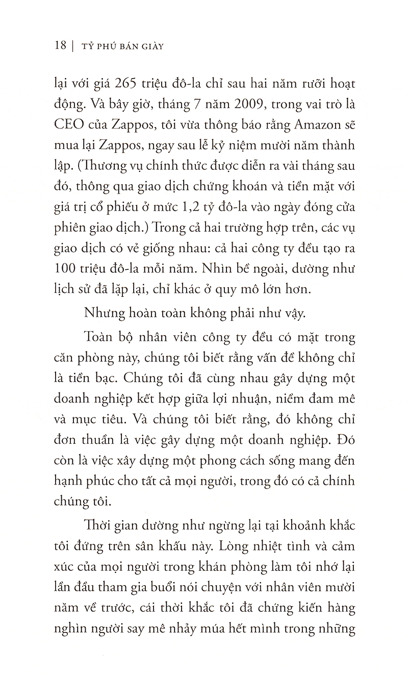 Tỷ Phú Bán Giày – Hành Trình Gắn Hạnh Phúc Với Thành Công