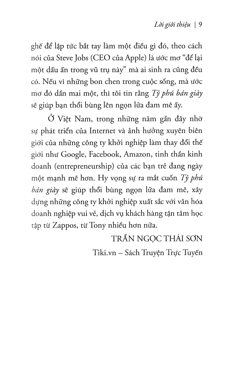 Tỷ Phú Bán Giày – Hành Trình Gắn Hạnh Phúc Với Thành Công
