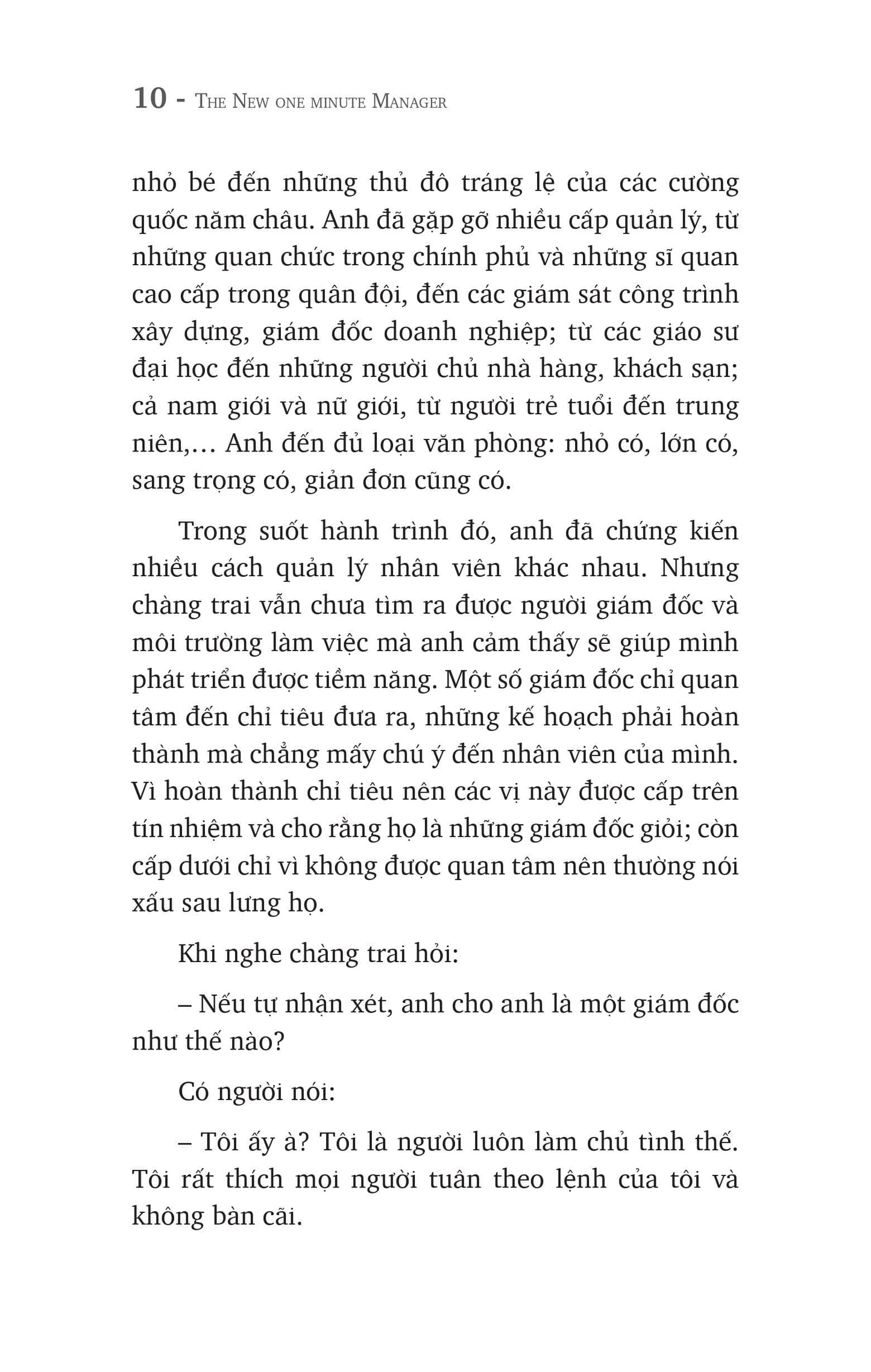 Vị Giám Đốc Một Phút – Cuốn Sách Quản Lý Kinh Điển Mọi Thời Đại
