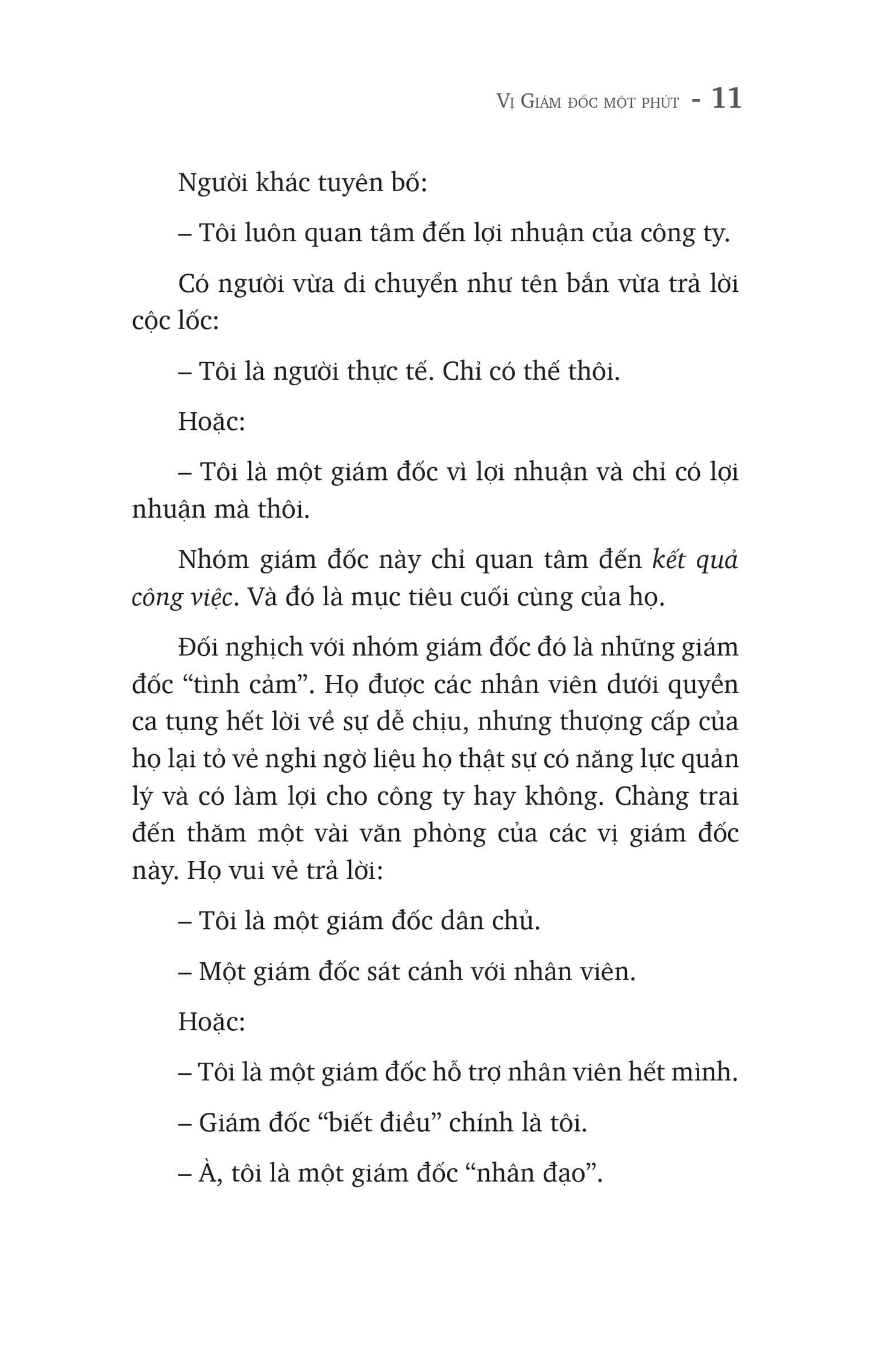 Vị Giám Đốc Một Phút – Cuốn Sách Quản Lý Kinh Điển Mọi Thời Đại