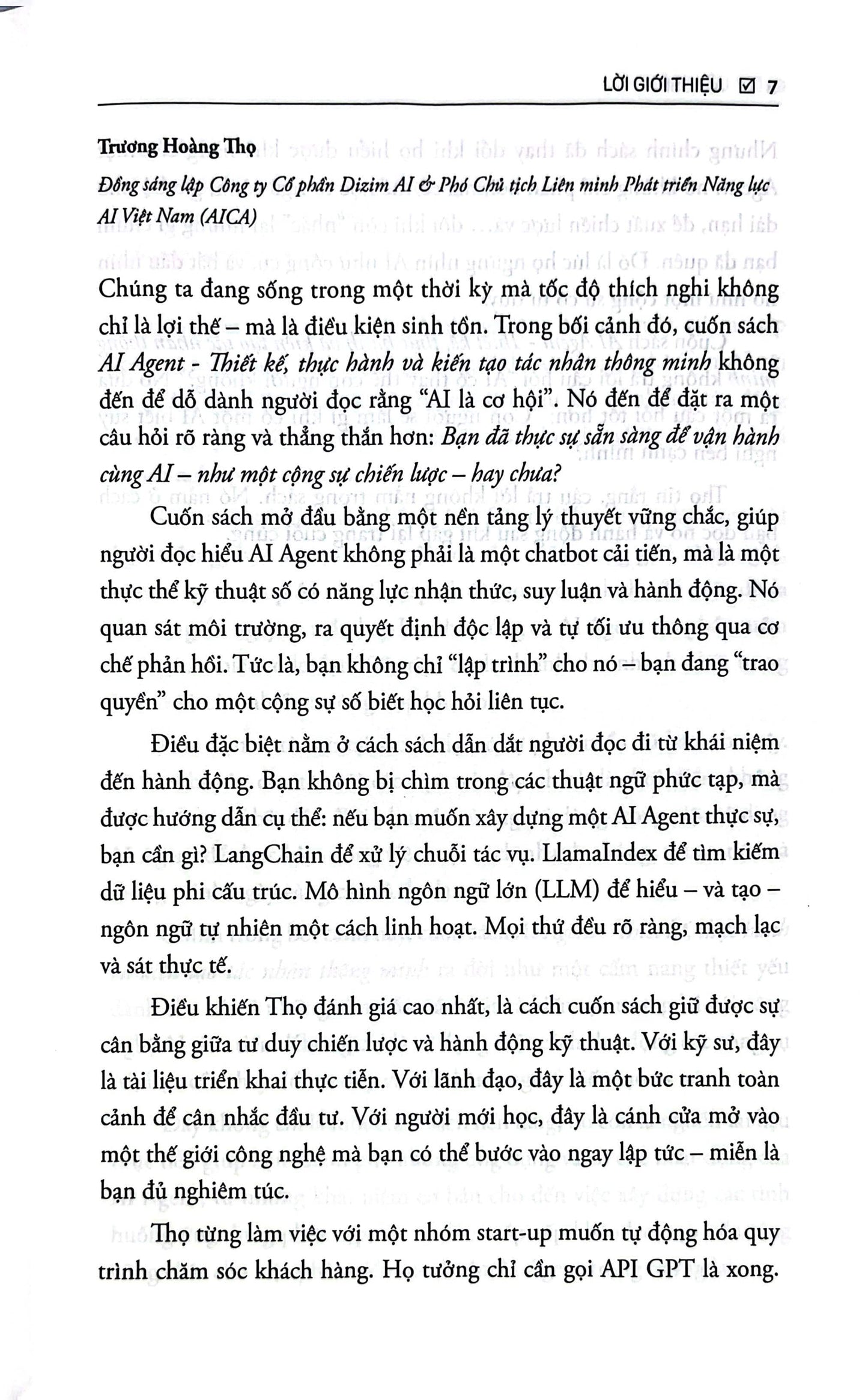 AI Agent Thiết Kế Thực Hành Và Kiến Tạo Tác Nhân Thông Minh