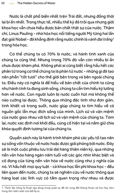 Hãy để Bí Ẩn Của Nước - Sự Kỳ Diệu Của Nước Sống giúp bạn khám phá sức mạnh kỳ diệu của yếu tố quan trọng nhất trong cuộc sống!