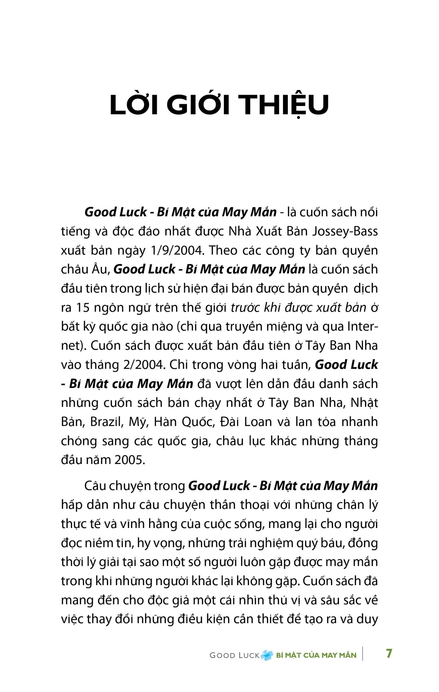 Bí Mật Của May Mắn - Cuốn Sách Đi Tìm Sự May Mắn Hay Nhất Mọi Thời Đại