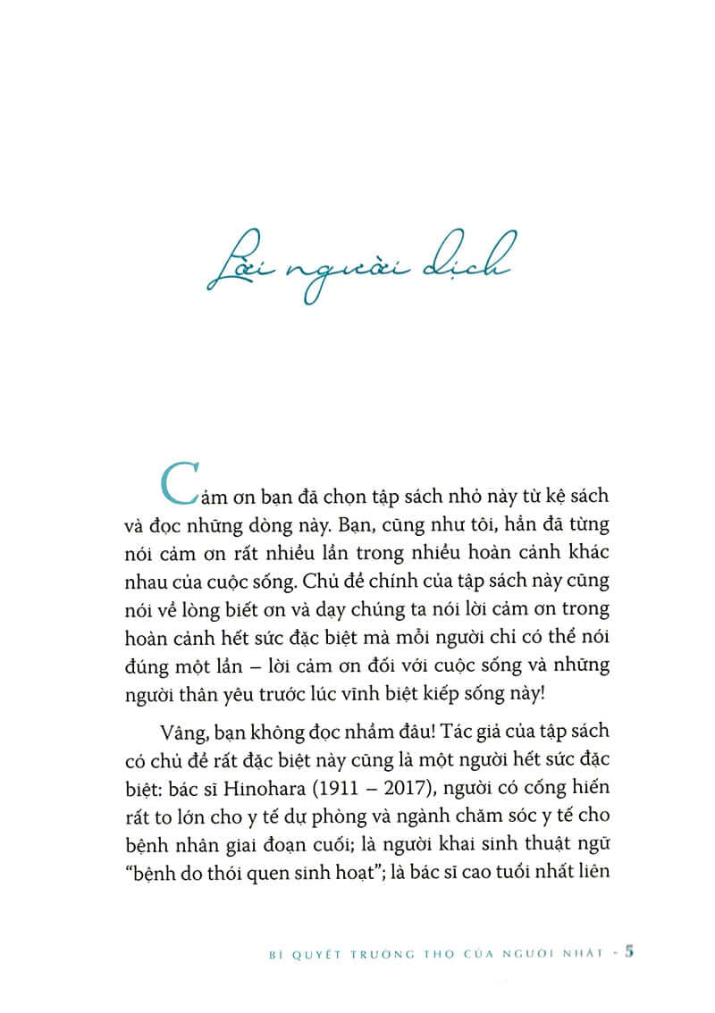 Bí Quyết Trường Thọ Của Người Nhật - sự trường thọ thật sự không đến từ những điều phức tạp hay cao xa mà chính là sống giản dị, tích cực, yêu thương và biết ơn