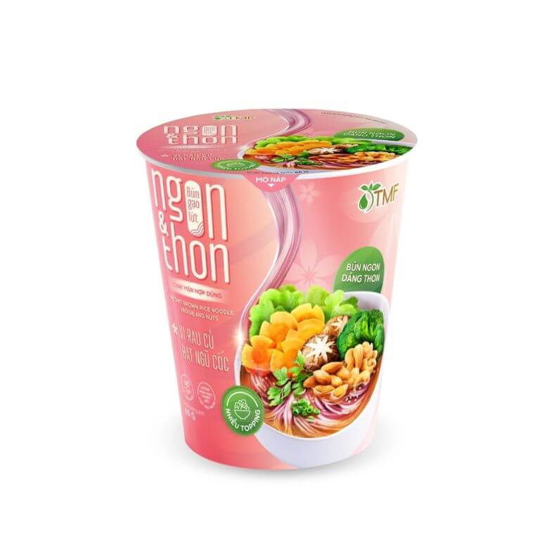 Bún Gạo Lứt Vị Rau Củ Hạt Ngũ Cốc mang đến trải nghiệm ẩm thực độc đáo với sự kết hợp hoàn hảo giữa các thành phần tự nhiên. Được chế biến từ 100% gạo lứt, sản phẩm không chỉ thơm ngon mà còn tốt cho sức khỏe. 