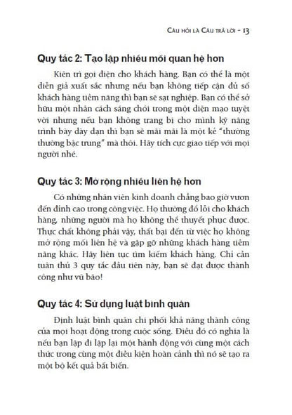 Câu Hỏi Là Câu Trả Lời – Nghệ Thuật Bán Hàng Và Thuyết Phục Khách Hàng