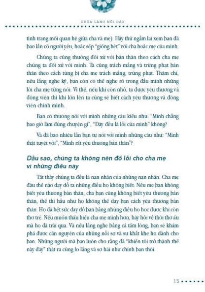 Chữa Lành Nỗi Đau hướng dẫn bạn cách khám phá sức mạnh nội tại để vượt qua những tổn thương và tái thiết cuộc sống theo cách mà bạn mong muốn.