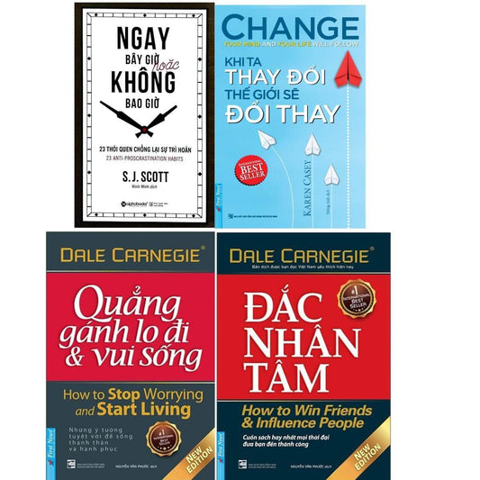  Combo Sách Hành Trình Buông Bỏ & Phát Triển Nội Tâm