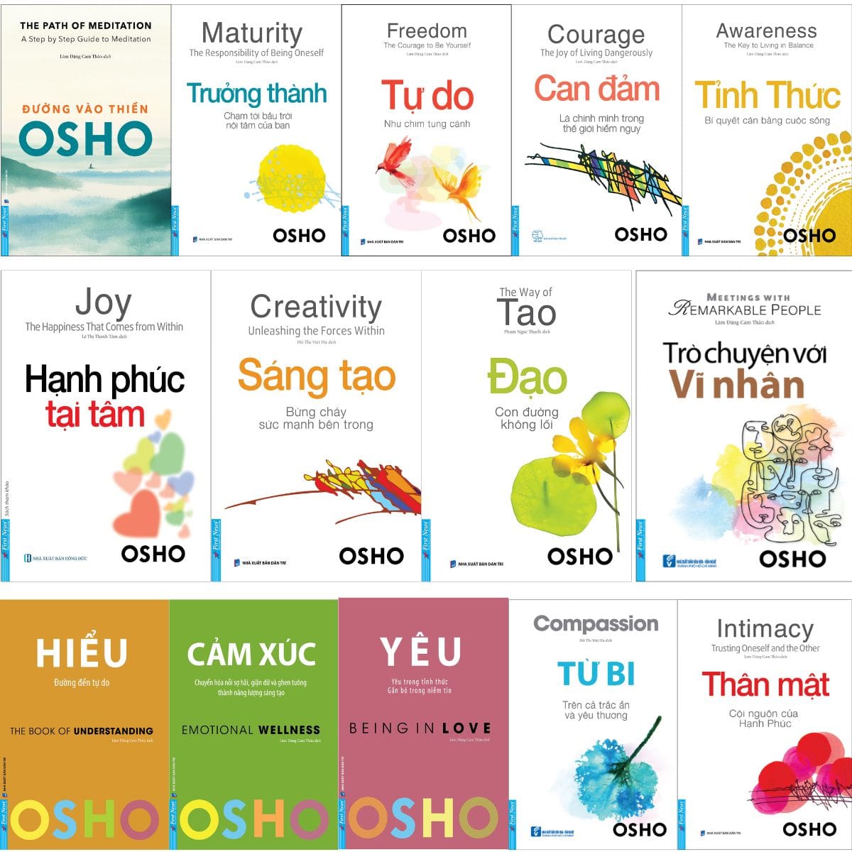 Combo Sách Osho Bộ 14 Cuốn