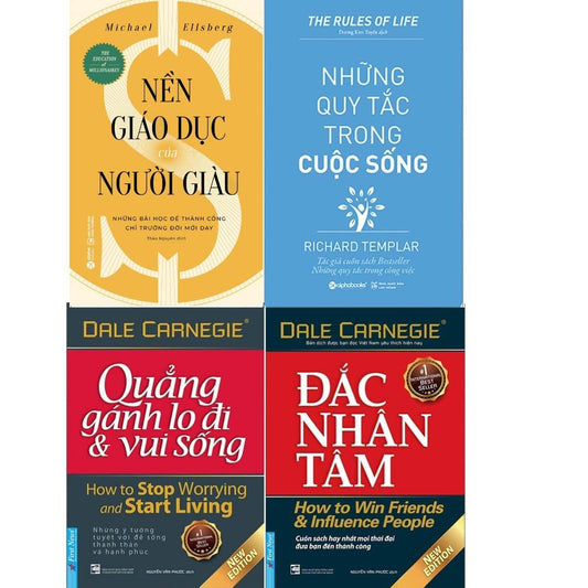 Combo Sách Tư Duy Giàu Có & Giáo Dục Thành Công