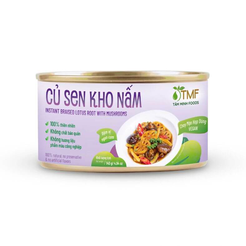 Củ sen kho nấm - Củ Sen Giòn Ngọt & Nấm Thơm Tự Nhiên cung cấp nhiều chất xơ, vitamin B, và khoáng chất giúp tăng cường sức khỏe tim mạch, hỗ trợ hệ tiêu hóa và mang lại cảm giác thanh nhẹ.