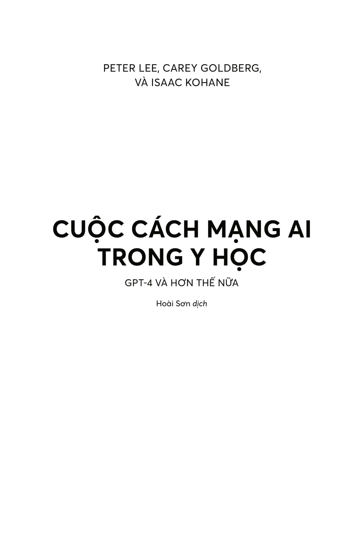 Cuộc Cách Mang AI Trong Y Học GPT-4 Và Hơn Thế Nữa