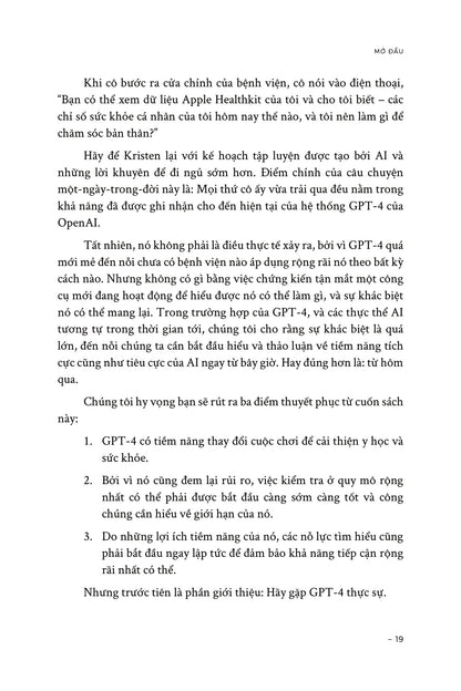 Cuộc Cách Mang AI Trong Y Học GPT-4 Và Hơn Thế Nữa