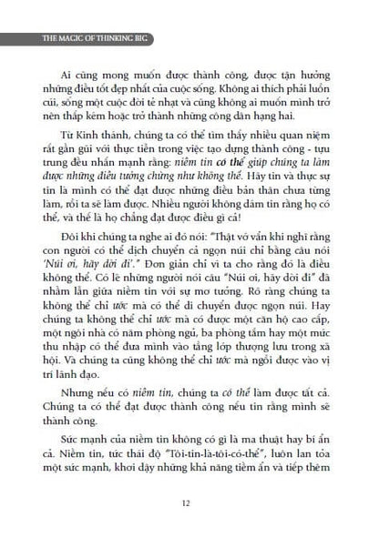 Dám Nghĩ Lớn – Khơi Dậy Tiềm Năng Vô Hạn Trong Bạn