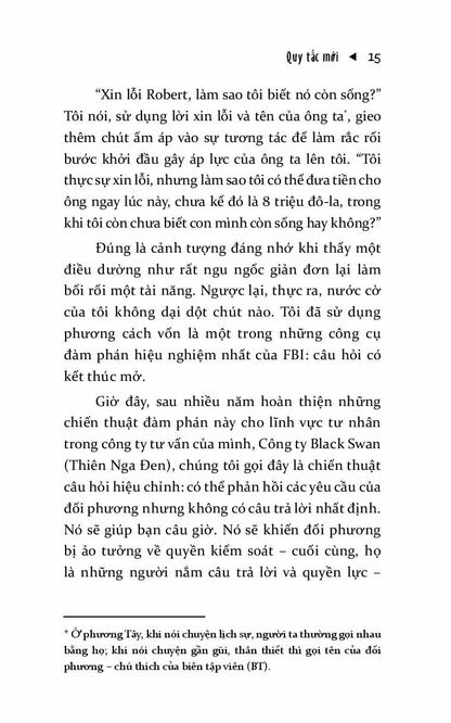 Đừng Bao Giờ Chia Đôi Lợi Ích Trong Mọi Cuộc Đàm Phán – Nghệ Thuật Đàm Phán Đỉnh Cao Từ Chuyên Gia FBI